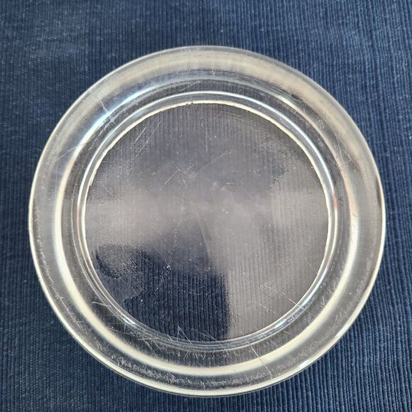 Hazel Atlas Vintage 1940s Glass Furniture Coaster Wood Floor Carpet Protector - Picture 4 of 16